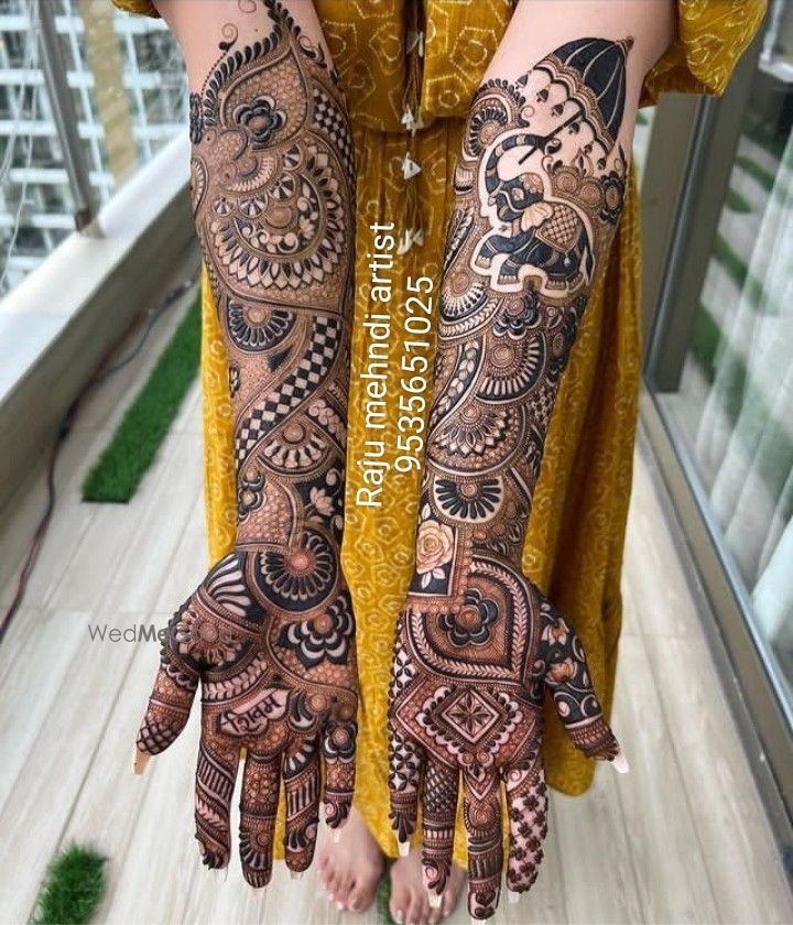 Photo From bridal mehndi design - By Raju Mehandi Artist