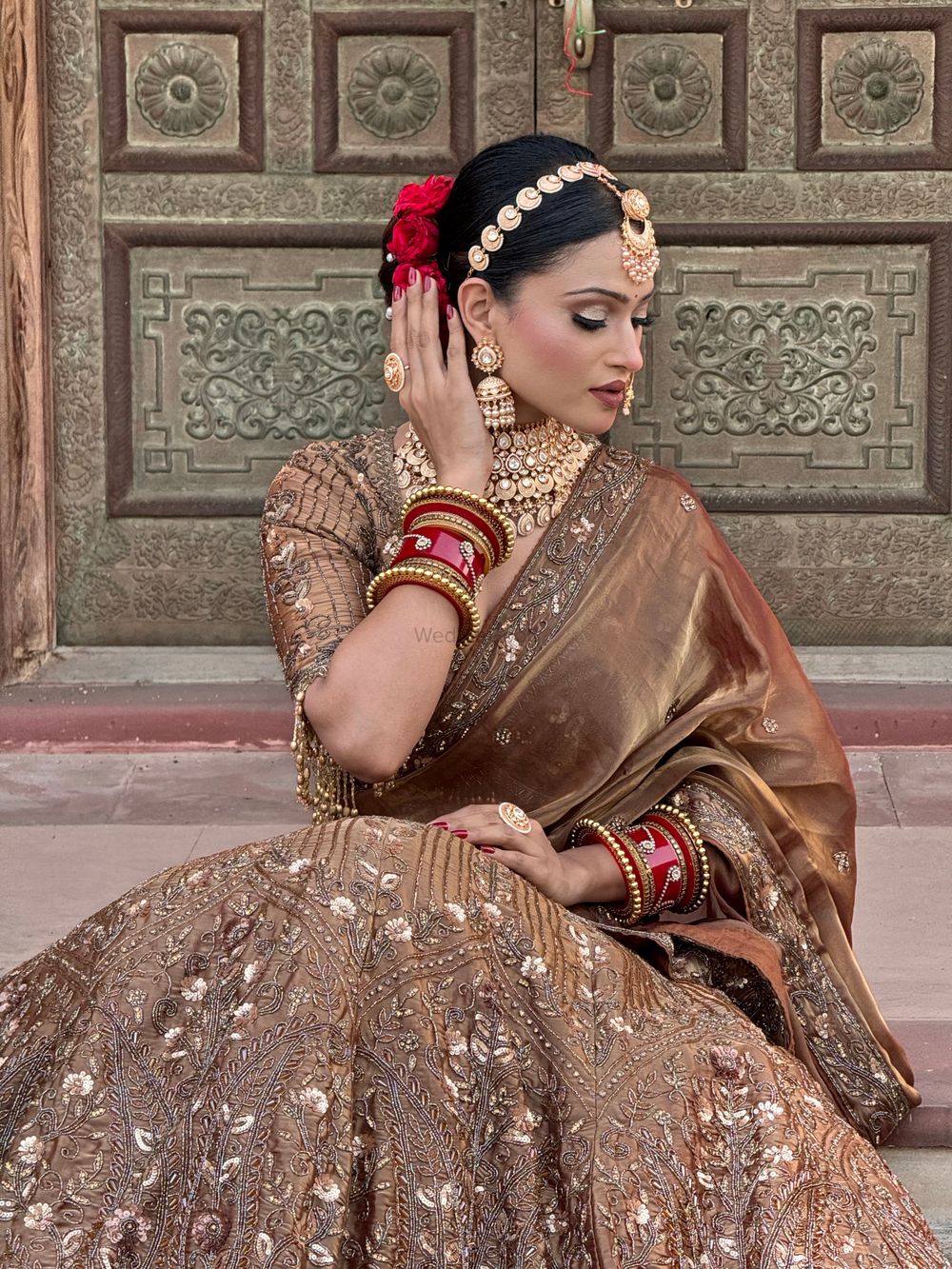 Photo From Rajwadi bridal look  - By Bhumis Makeup Studio