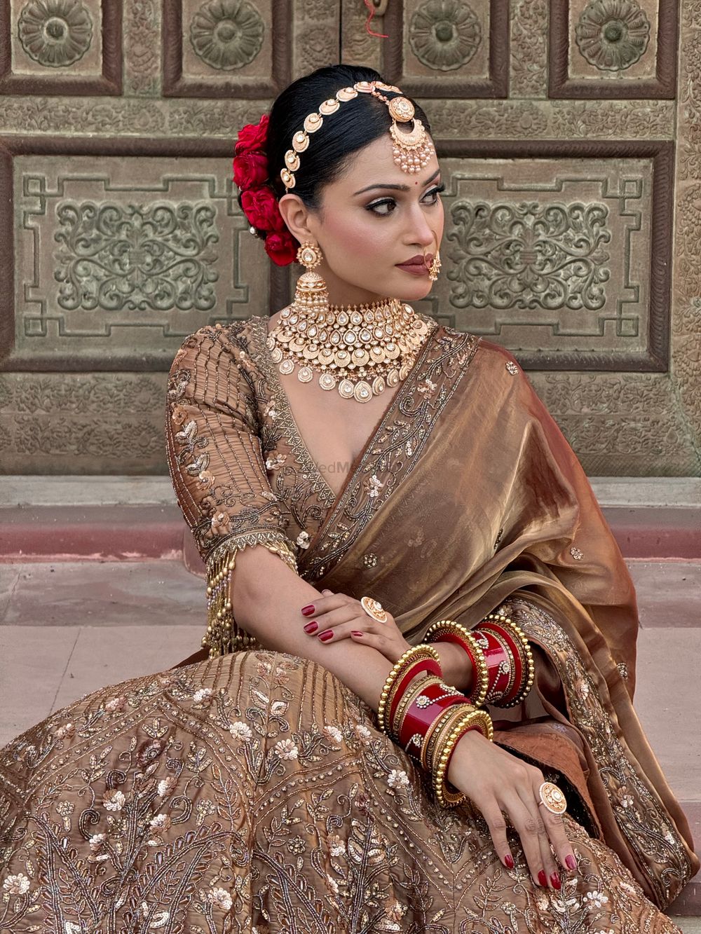 Photo From Rajwadi bridal look  - By Bhumis Makeup Studio