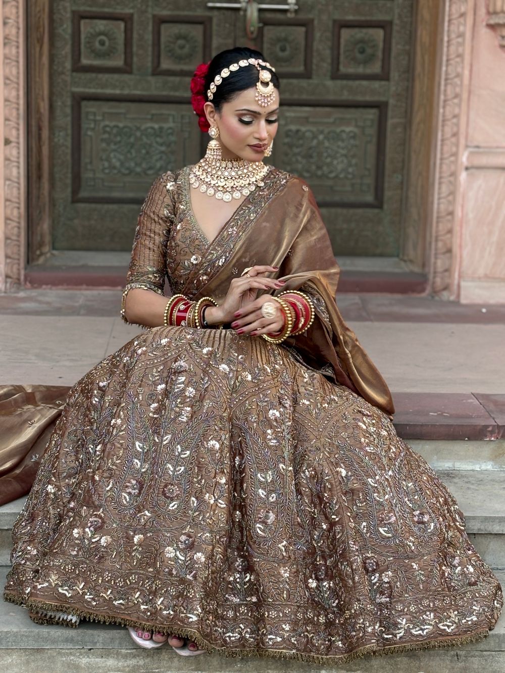 Photo From Rajwadi bridal look  - By Bhumis Makeup Studio