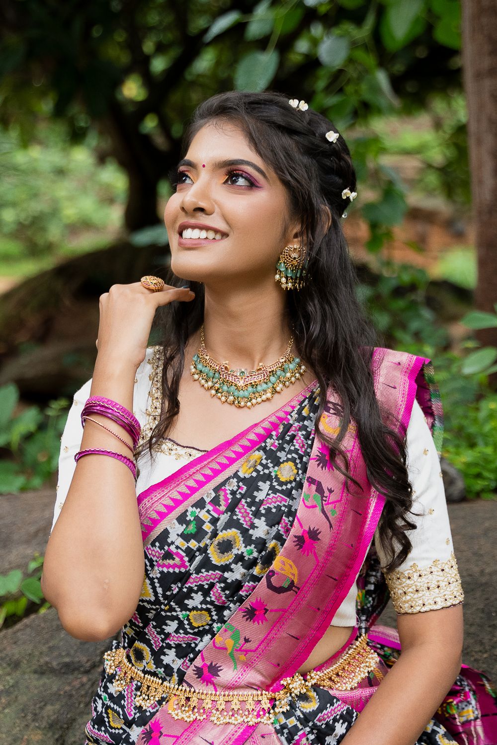 Photo From Engagement look - By Makeup by Geethanjali