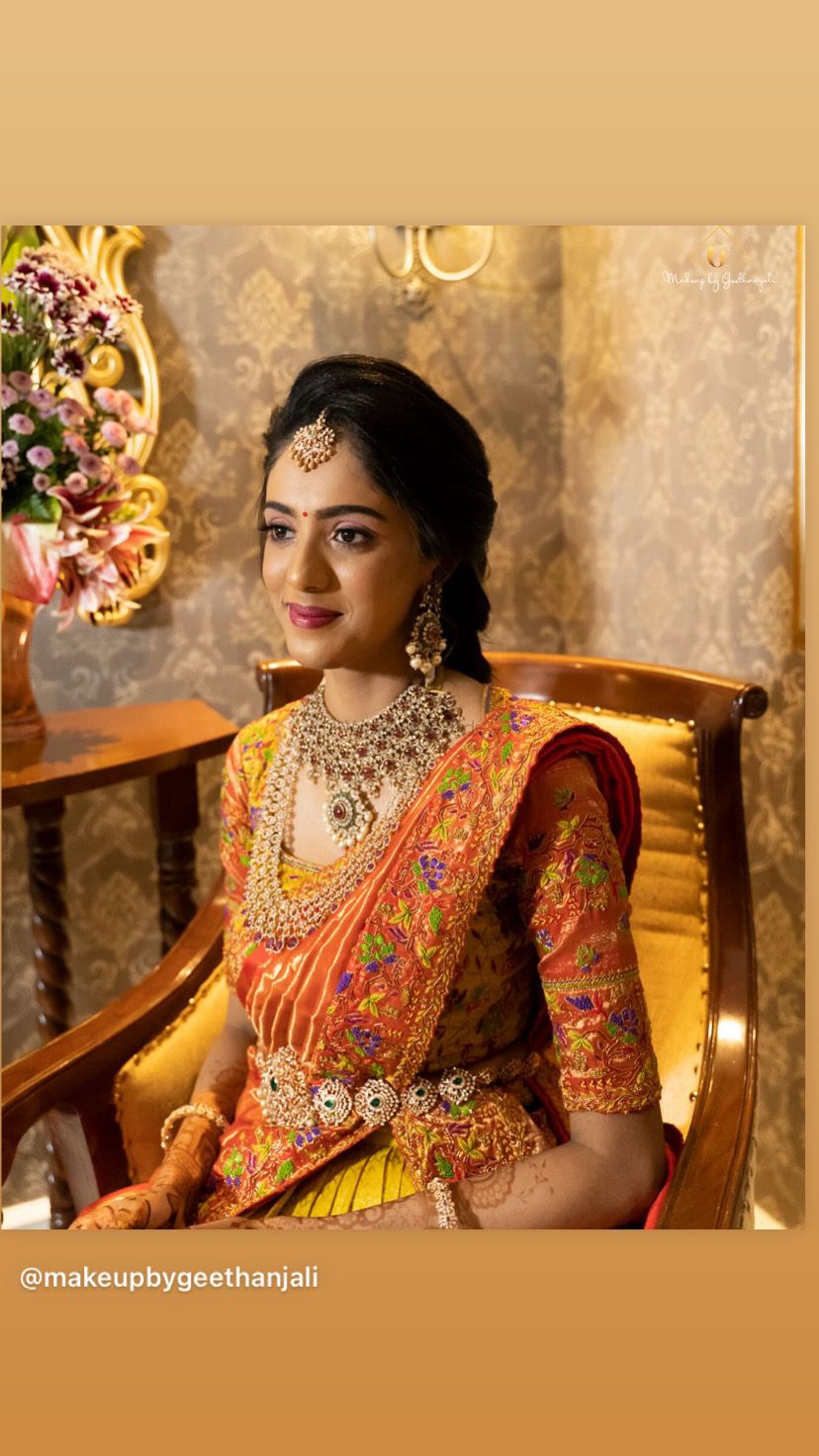 Photo From Elegant Meghna for her engagement - By Makeup by Geethanjali