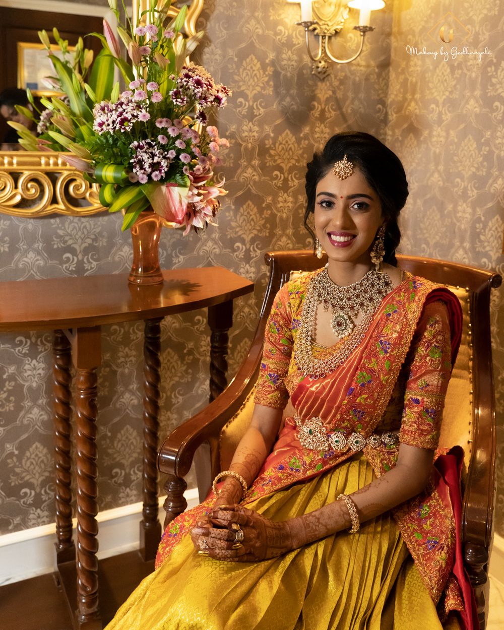 Photo From Elegant Meghna for her engagement - By Makeup by Geethanjali