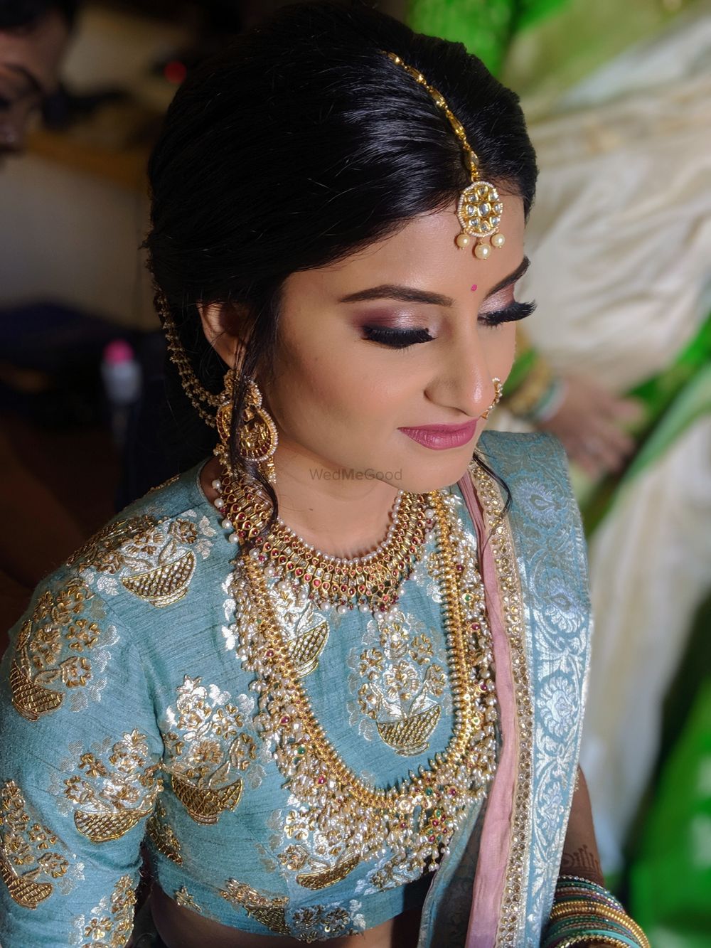 Photo of South India bridal look with stunning makeup