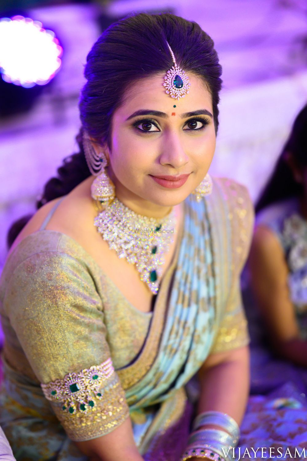 Photo of South Indian bridal diamond jewellery