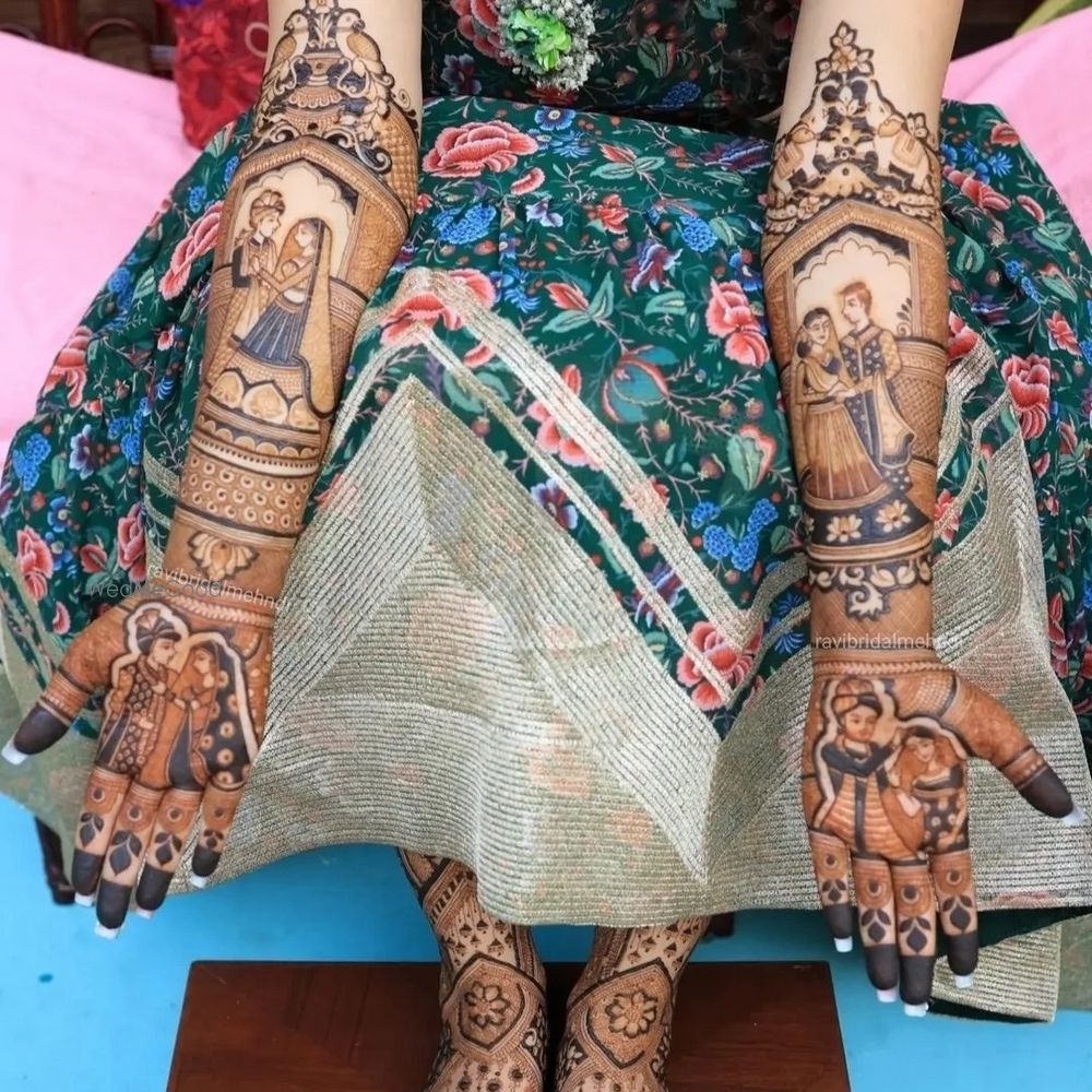 Photo From BRIDAL MEHNDI with FIGURES  - By Ravi Bridal Mehndi