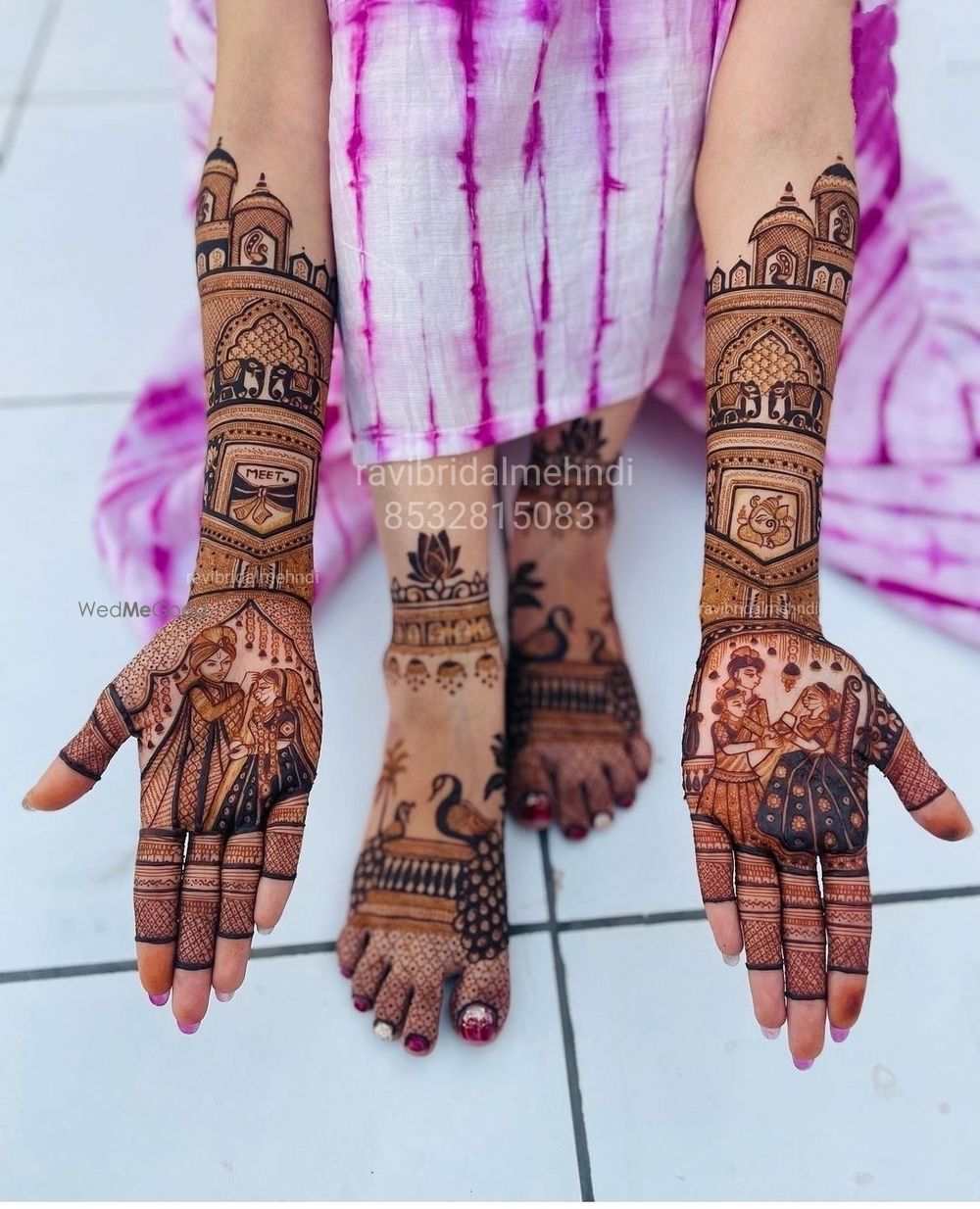 Photo From BRIDAL MEHNDI with FIGURES  - By Ravi Bridal Mehndi