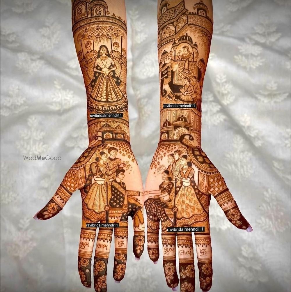 Photo From BRIDAL MEHNDI with HEAVY FIGURE sometime bridal story figures - By Ravi Bridal Mehndi