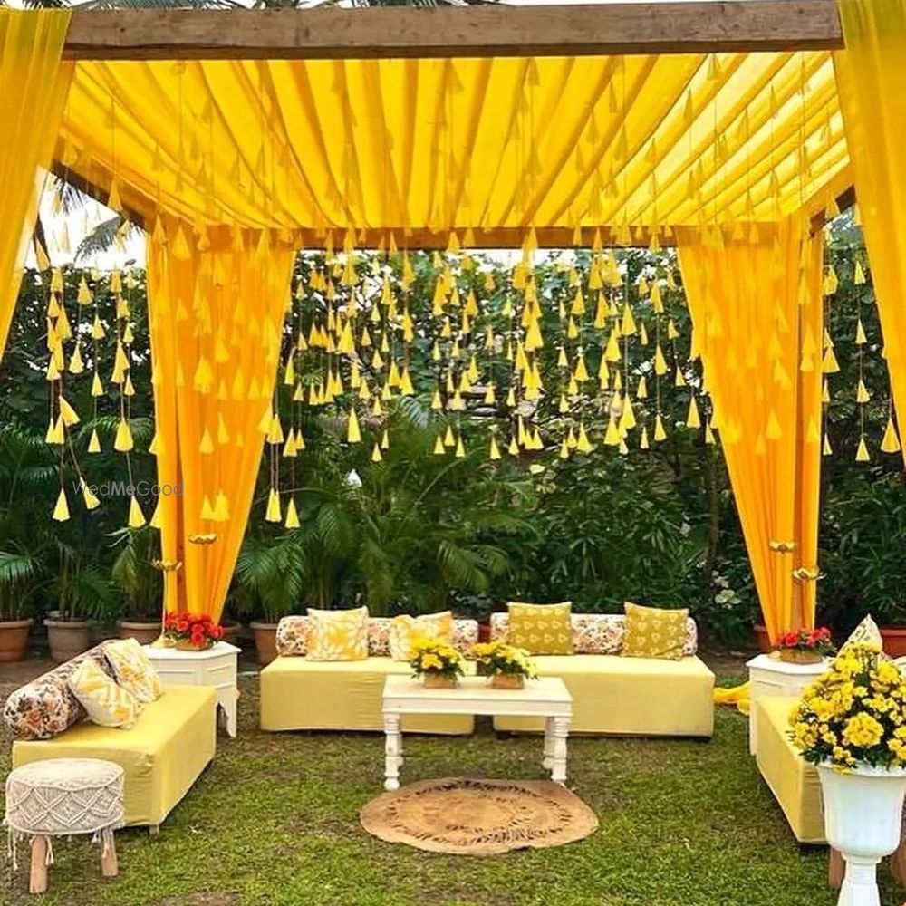 Photo From Mehndi setups & themes - By Auspicious Flower Decor and Events