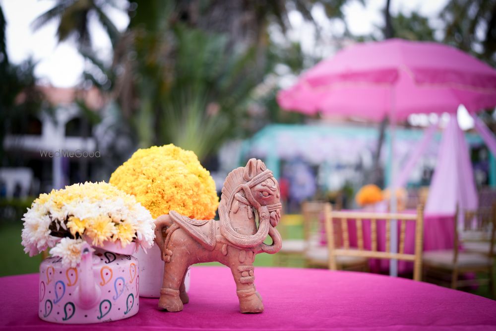 Photo From Golden Palms Haldi Decor - By Wedding Solution