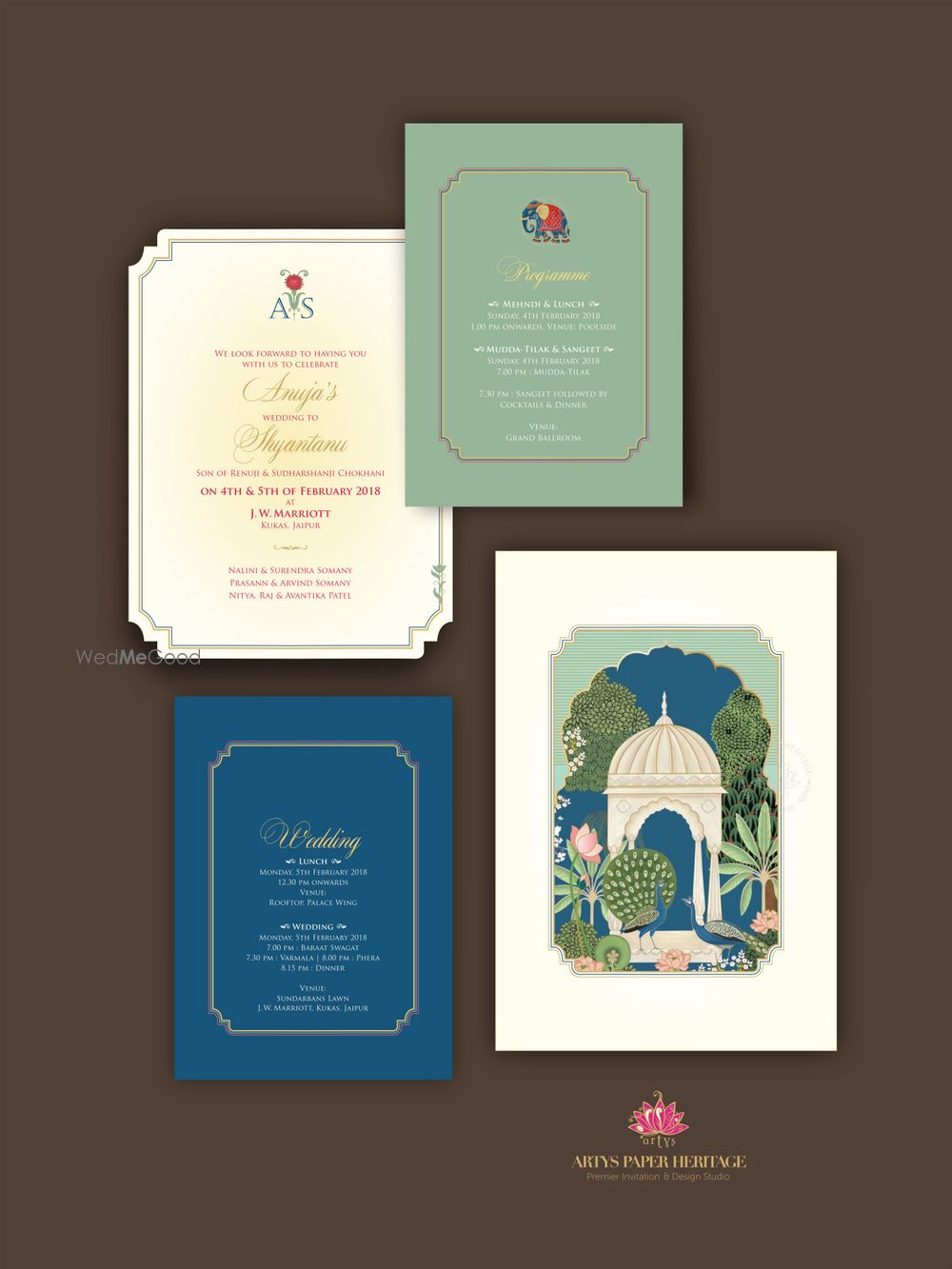 Photo From Ready to Print Invitations (Classic) - By Artys Paper Heritage