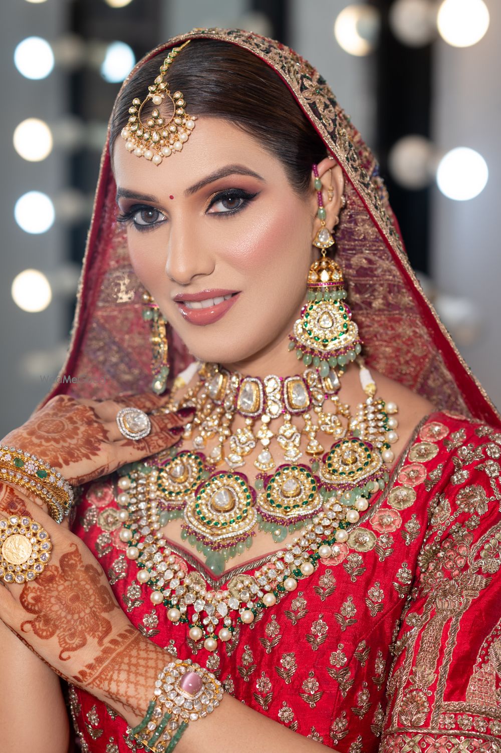 Photo From Classic Red Bride✨ - By Makeup by Aditi