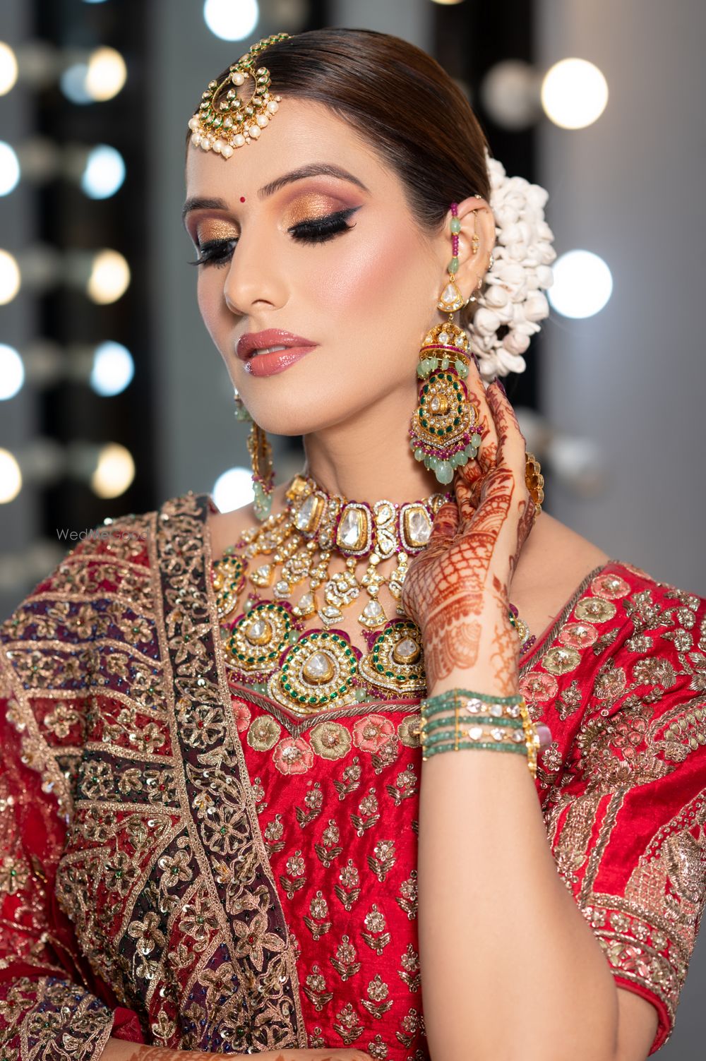 Photo From Classic Red Bride✨ - By Makeup by Aditi