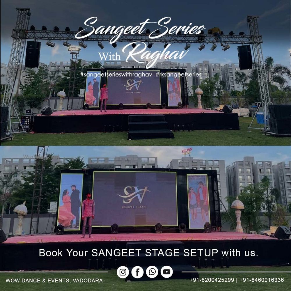 Photo From SANGEET STAGE SETUP - By Wow Dance & Events