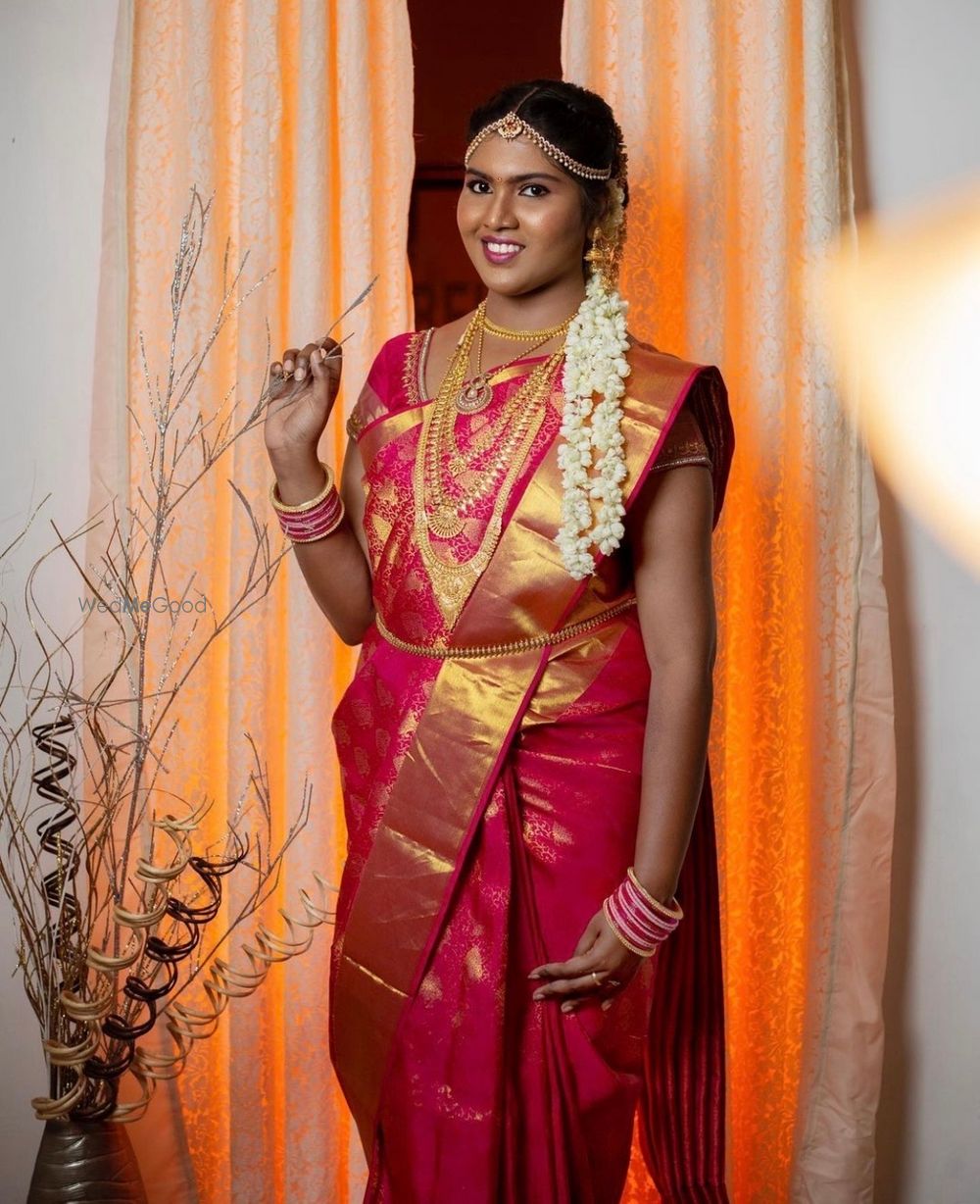 Photo From Steffy South Indian Bridal Look - By Butterflies In My Stomach