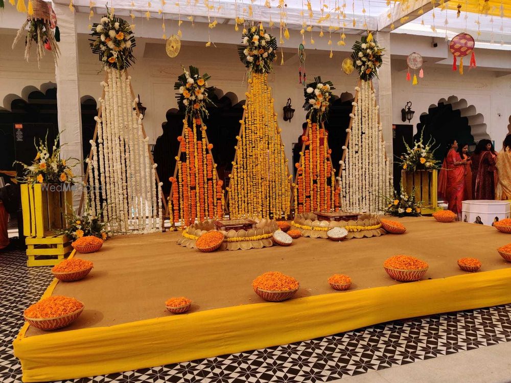 Photo From boho theme haldi - By Posh Infotainment