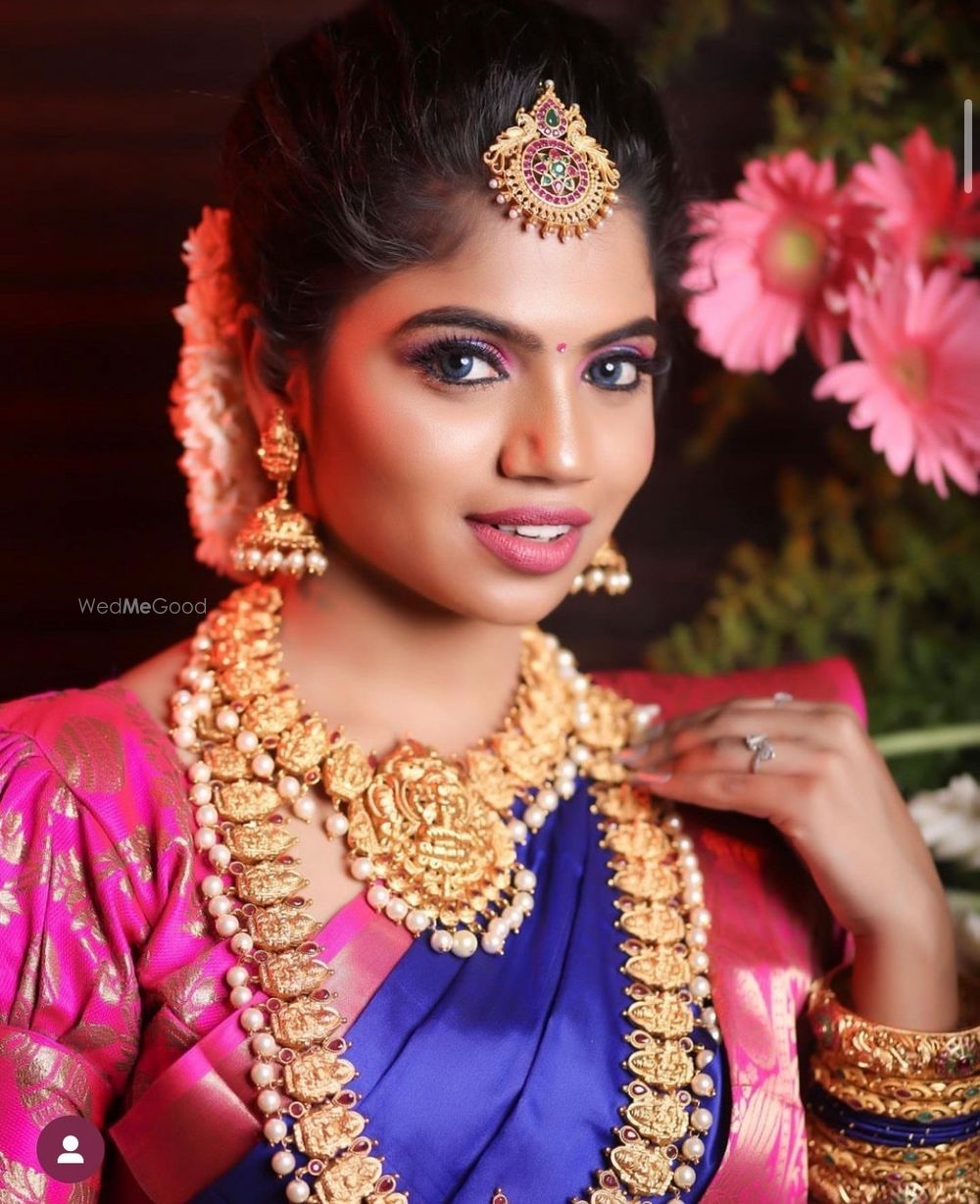 Photo From Sneha South Indian Bridal Look - By Butterflies In My Stomach