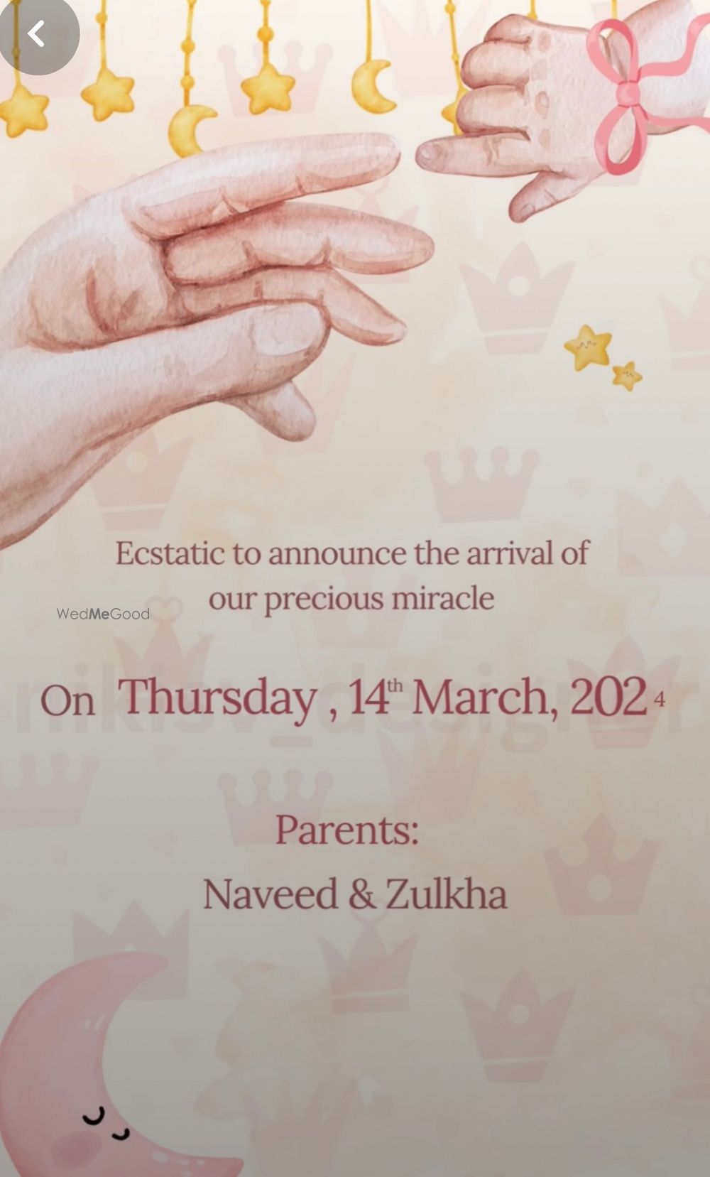 Photo From Baby Announcement  - By Invitation Design Store