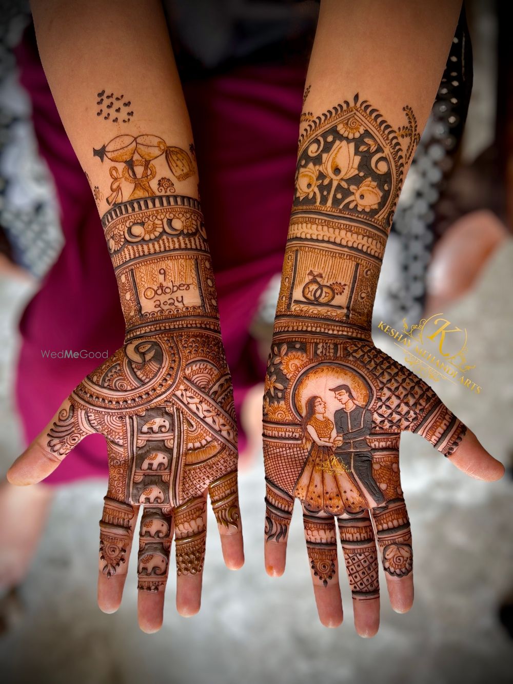 Photo From Engagement Mehndi Designs  - By Keshav Mehandi Art