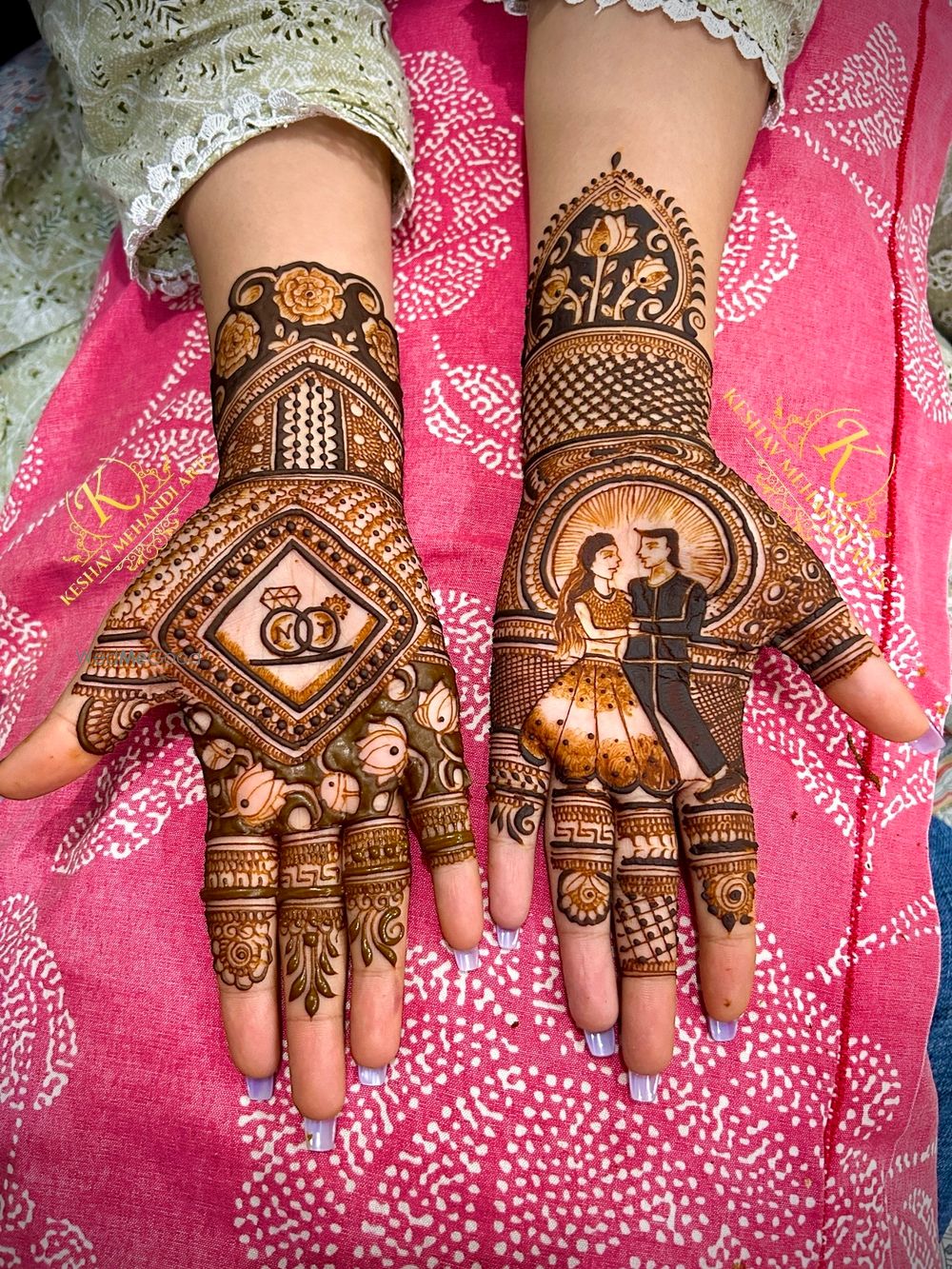 Photo From Engagement Mehndi Designs  - By Keshav Mehandi Art