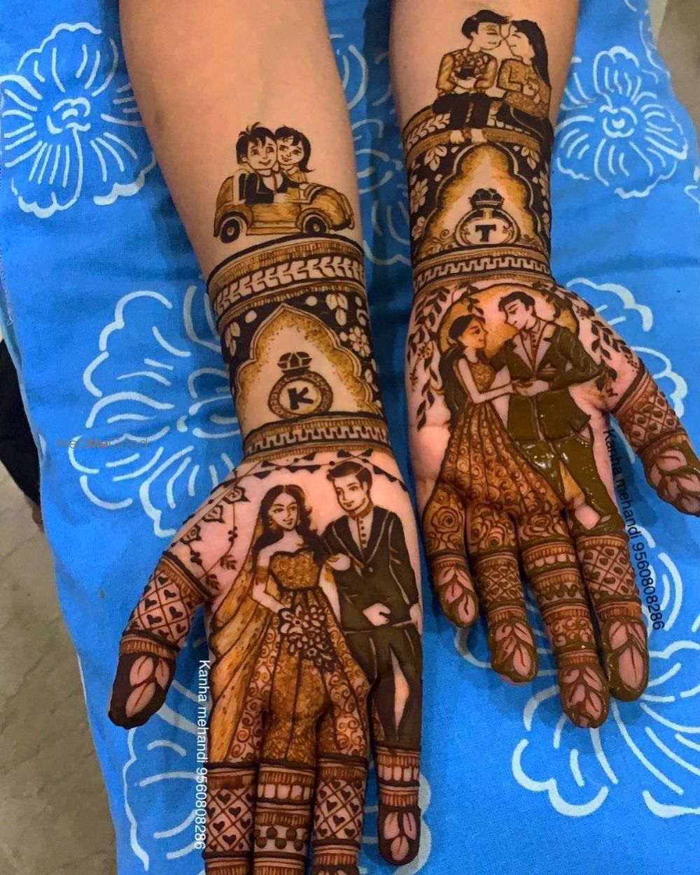 Photo From Engagement Mehndi Designs  - By Keshav Mehandi Art