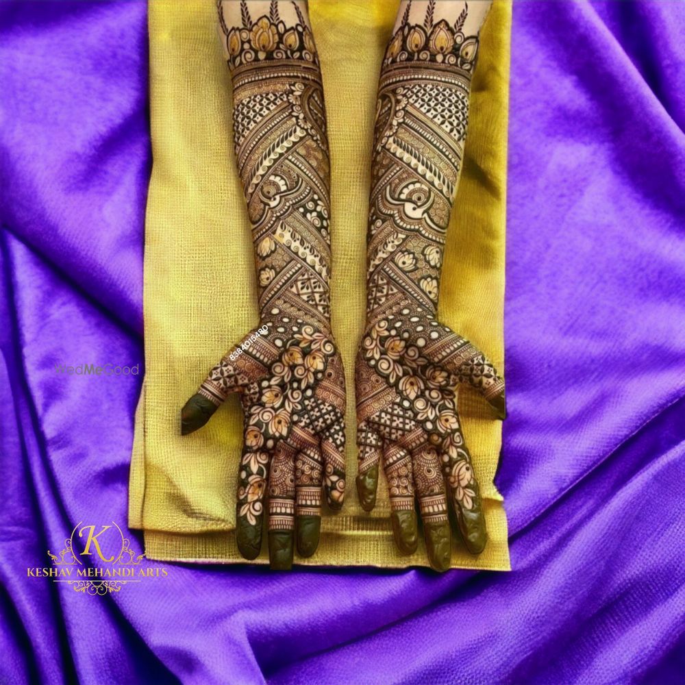 Photo From Bridal Mehndi Designs without Figure patterns - By Keshav Mehandi Art