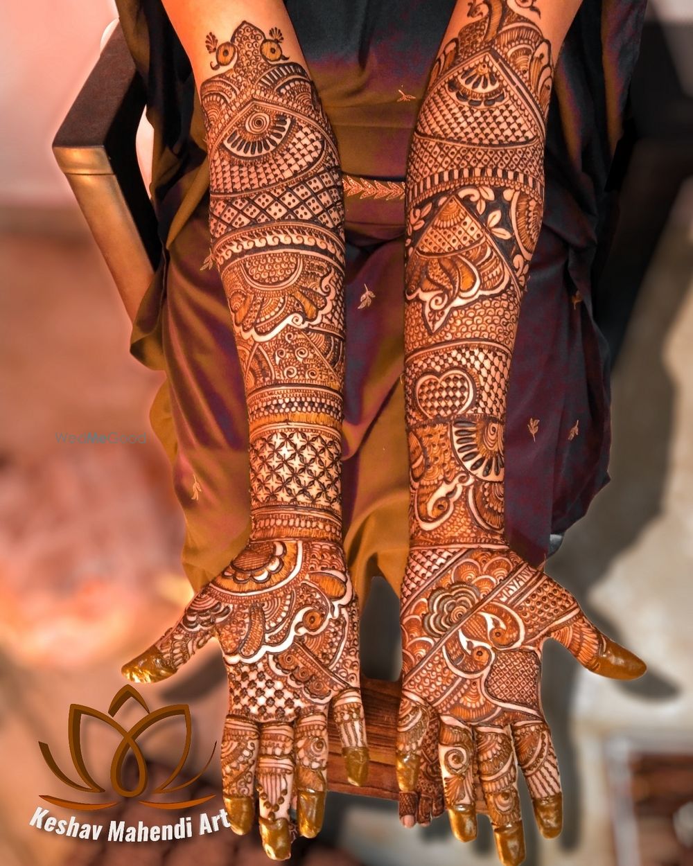 Photo From Bridal Mehndi Designs without Figure patterns - By Keshav Mehandi Art