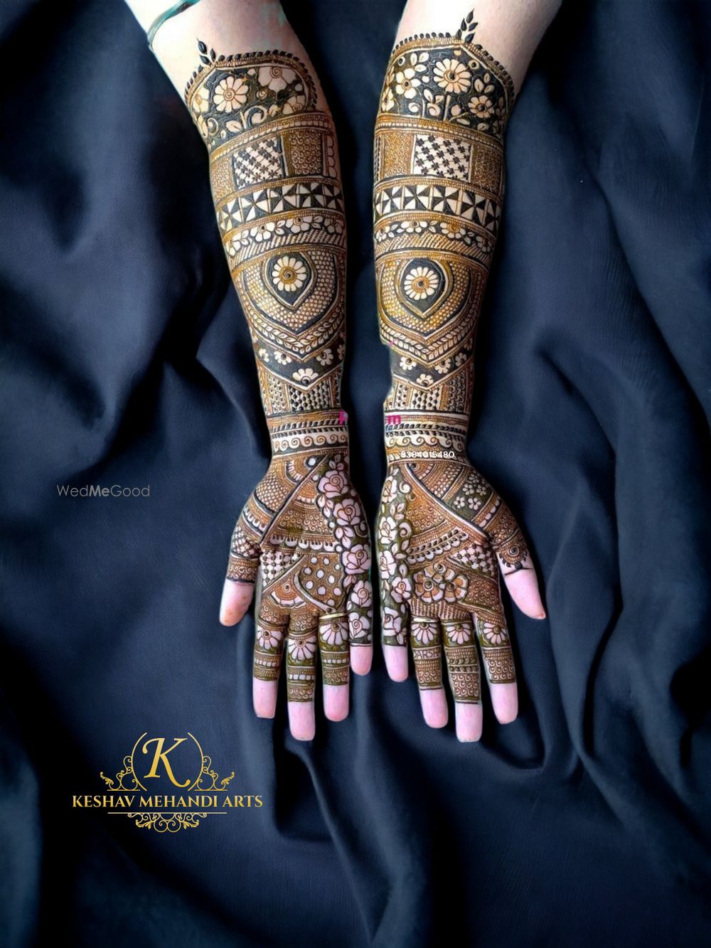 Photo From Bridal Mehndi Designs without Figure patterns - By Keshav Mehandi Art