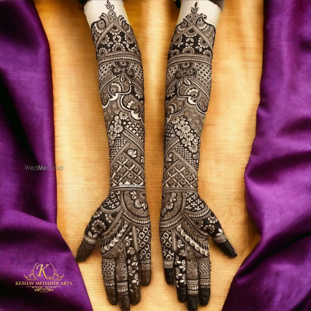 Photo From Bridal Mehndi Designs without Figure patterns - By Keshav Mehandi Art