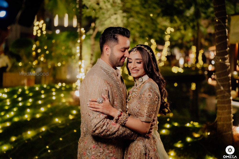 Photo of romantic couple shot