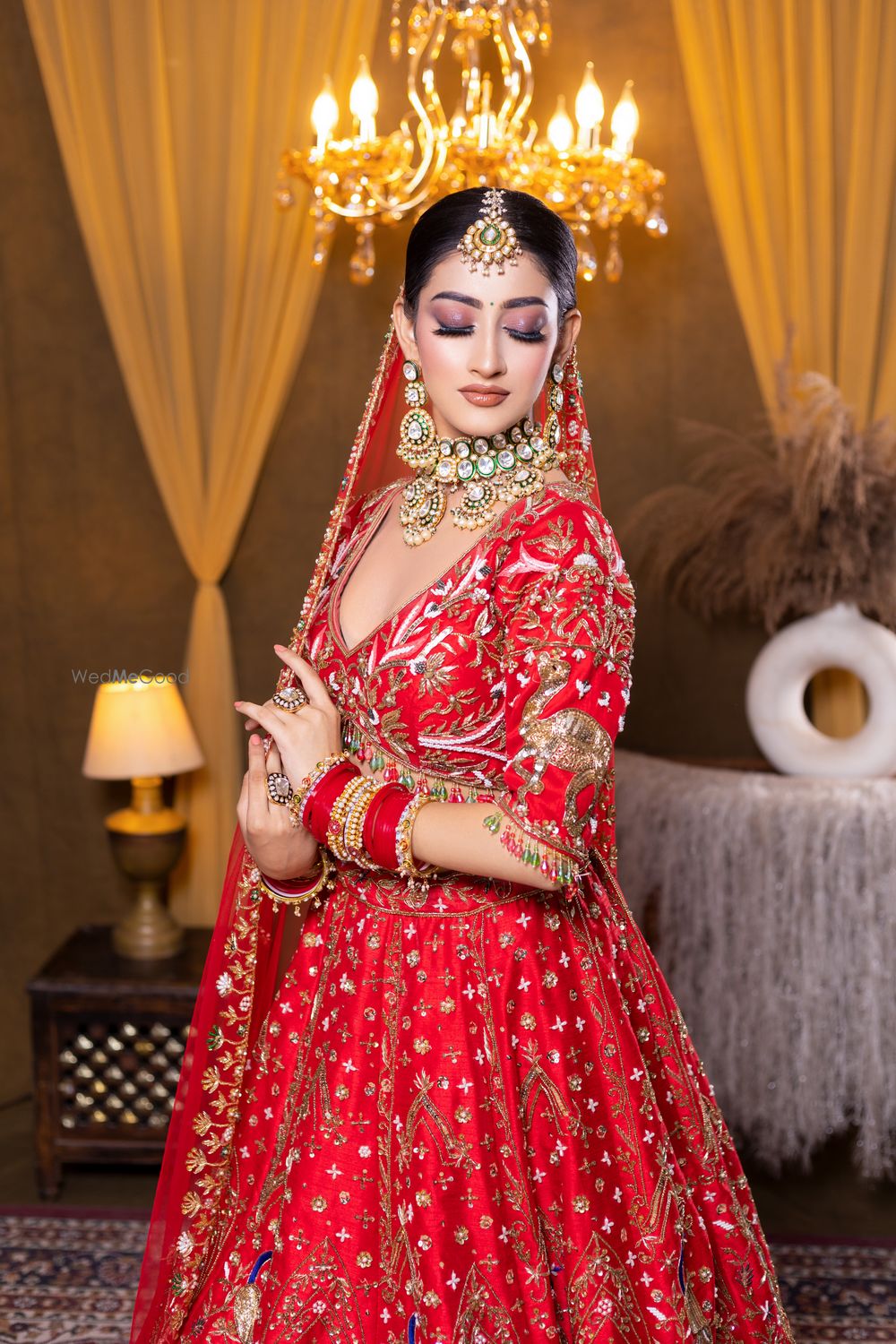 Photo From Classic bride in Red ✨ - By Makeup by Aditi