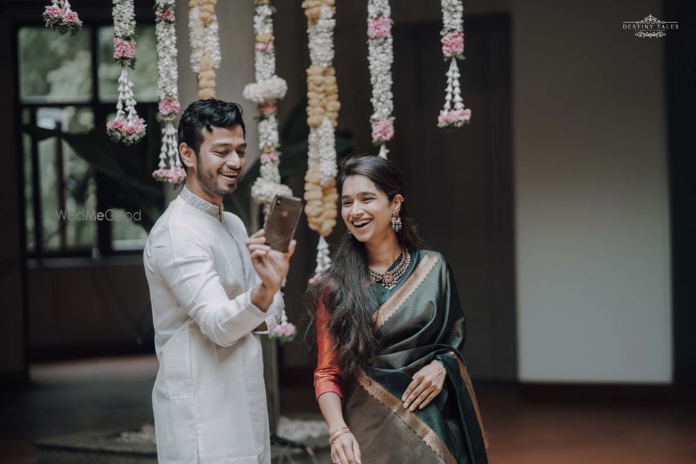 Photo From Dhwani & Anish | Engagement Photography and Decoration - By Destiny Tales