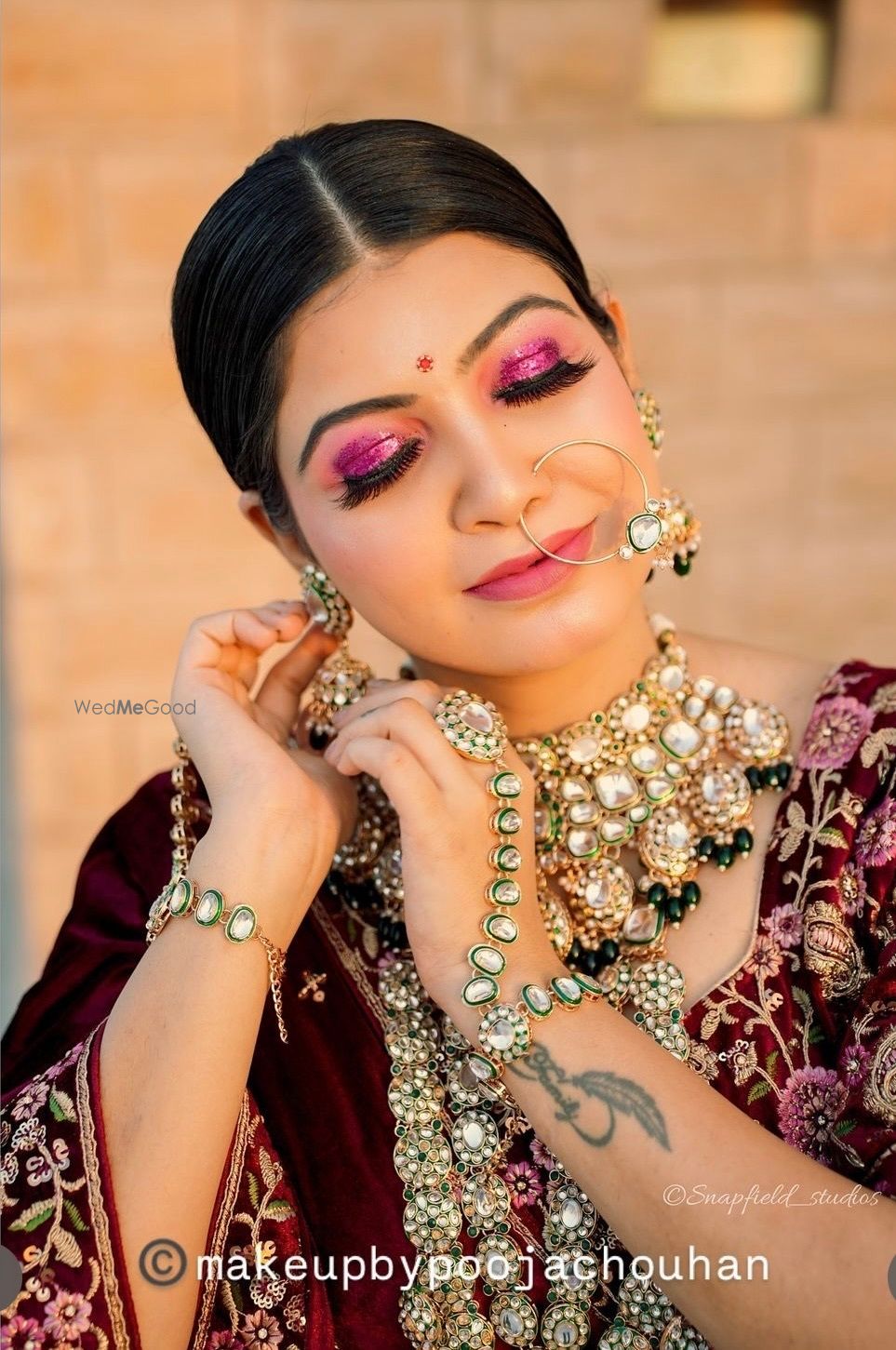 Photo From Royal Bridal Look - By Makeup by Pooja Chouhan