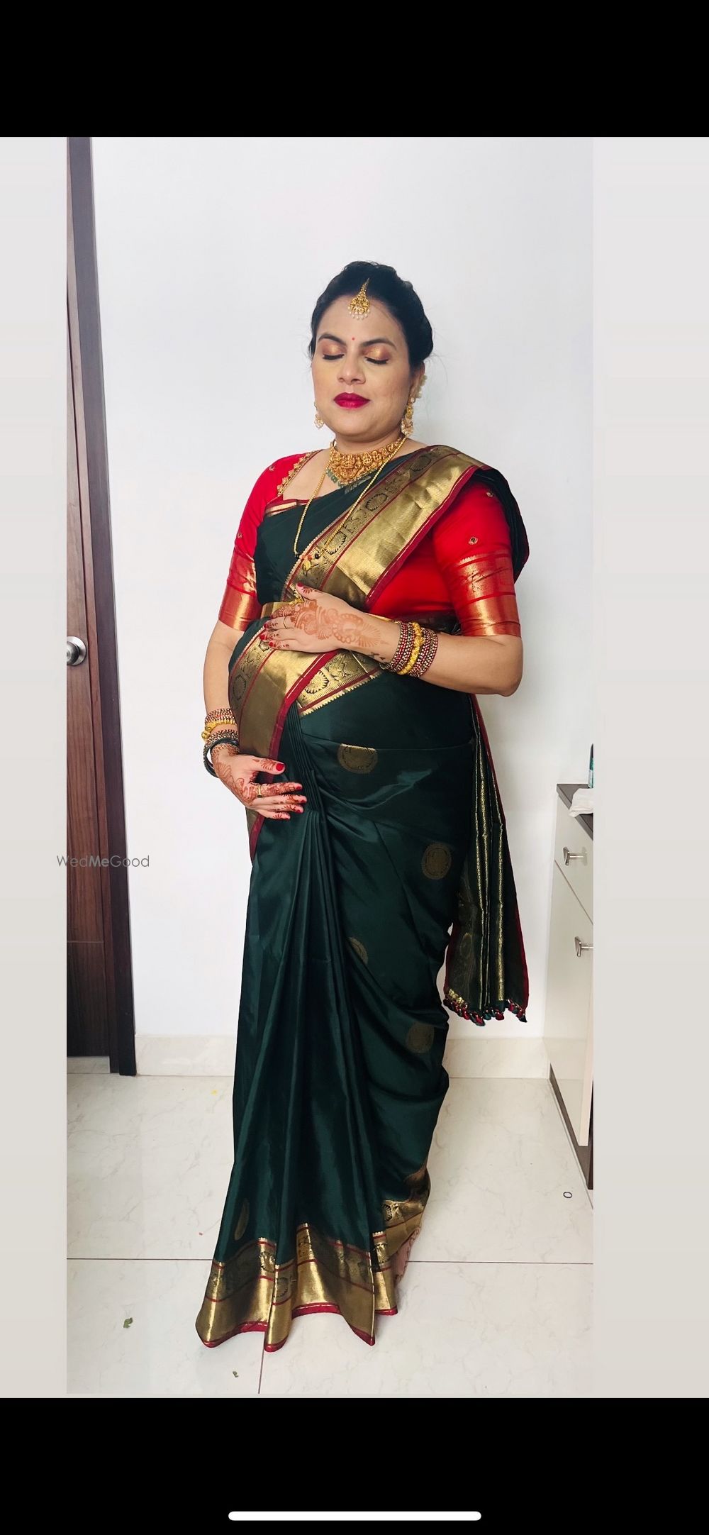 Photo From Sinchana’s babyshower look - By Makeovers by Sudhanatesh