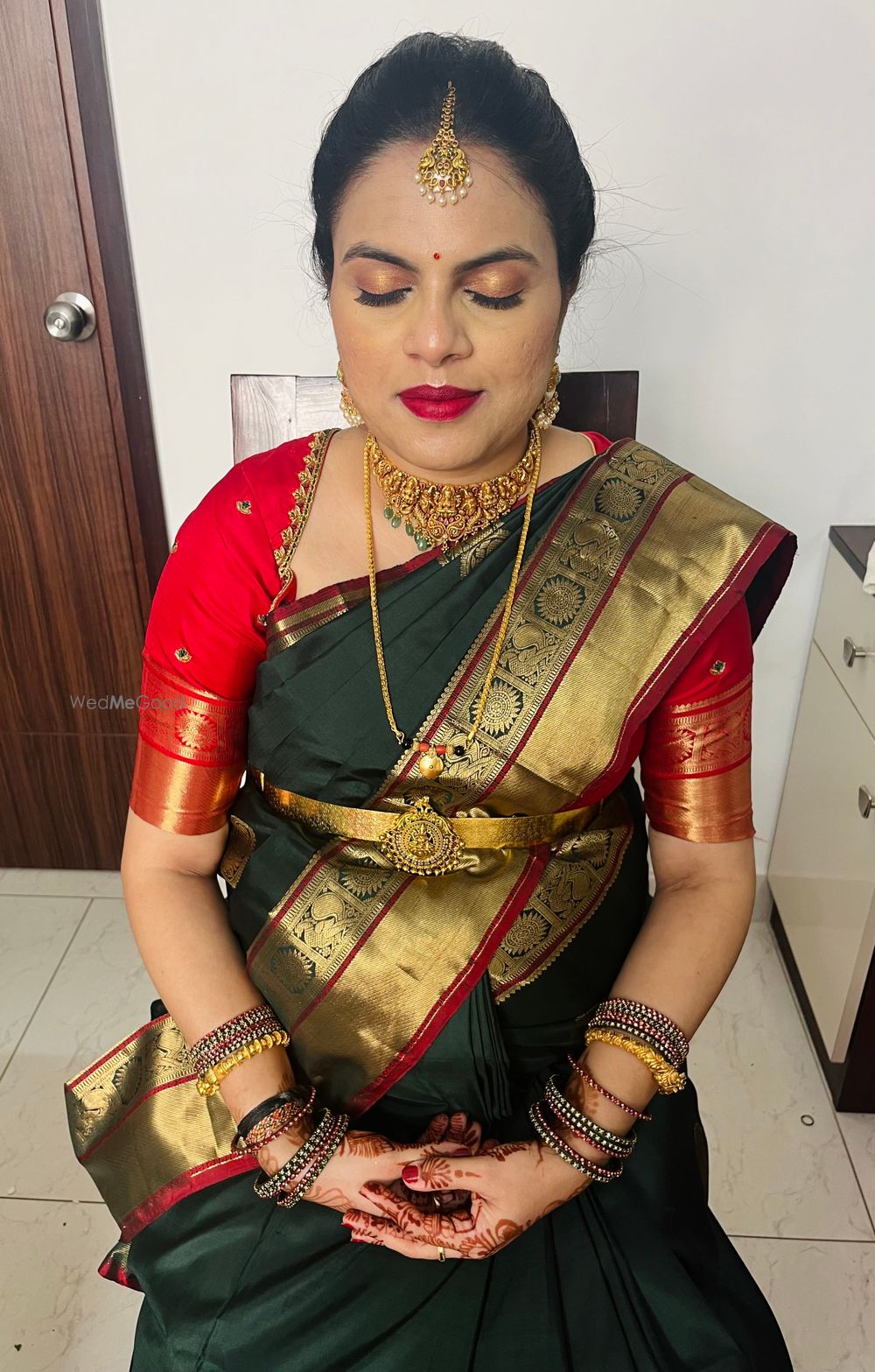 Photo From Sinchana’s babyshower look - By Makeovers by Sudhanatesh