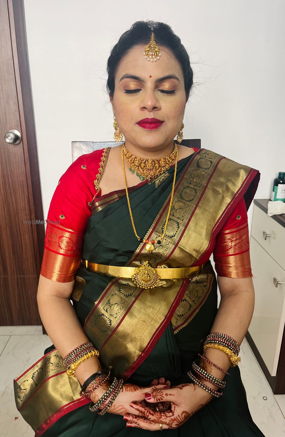 Photo From Sinchana’s babyshower look - By Makeovers by Sudhanatesh