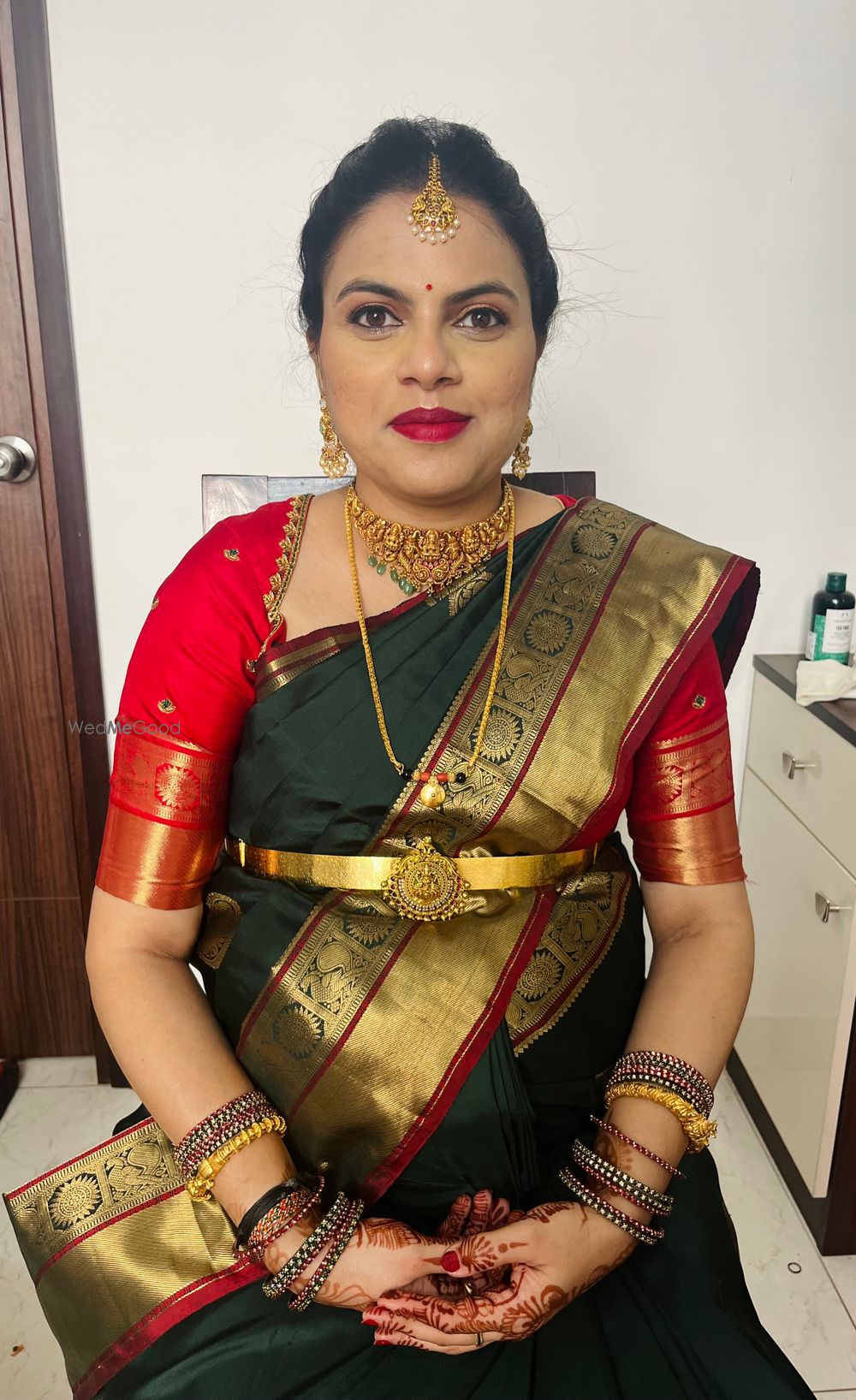 Photo From Sinchana’s babyshower look - By Makeovers by Sudhanatesh