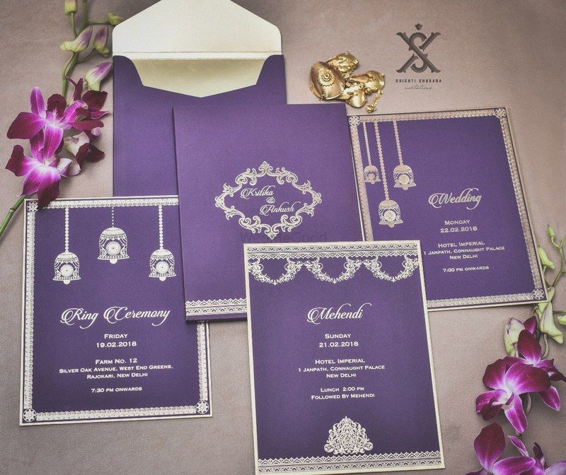 Photo From Purple Paisley - By Srishti Khurana Invitations