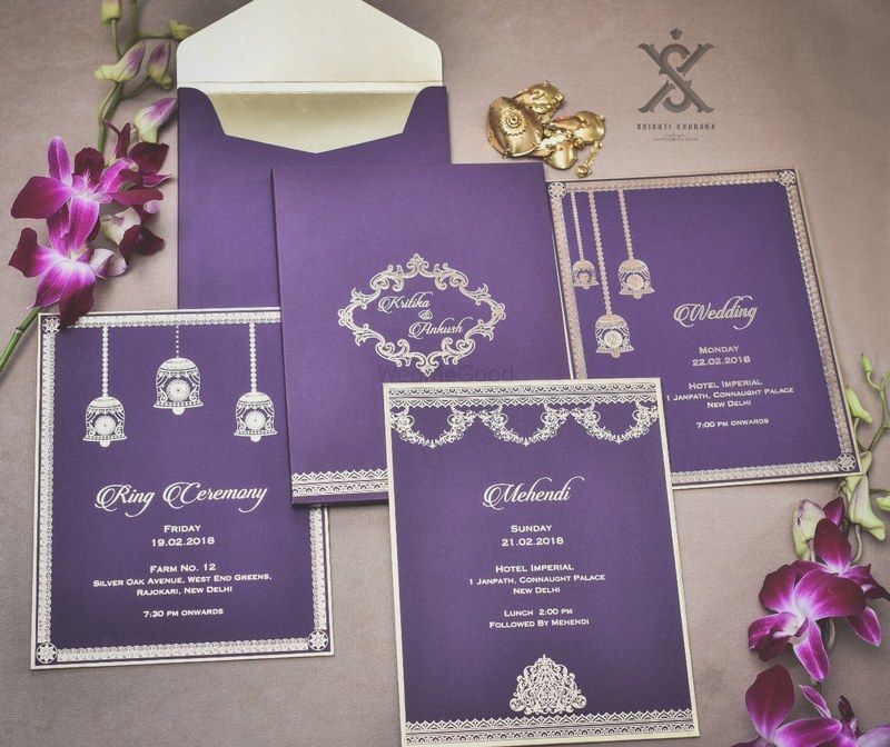 Photo From Purple Paisley - By Srishti Khurana Invitations
