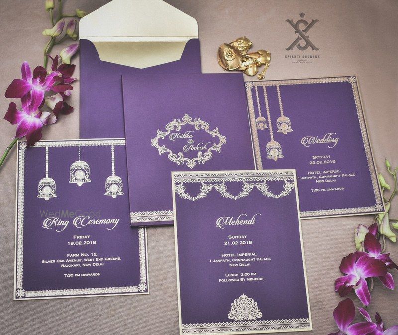 Photo From Purple Paisley - By Srishti Khurana Invitations