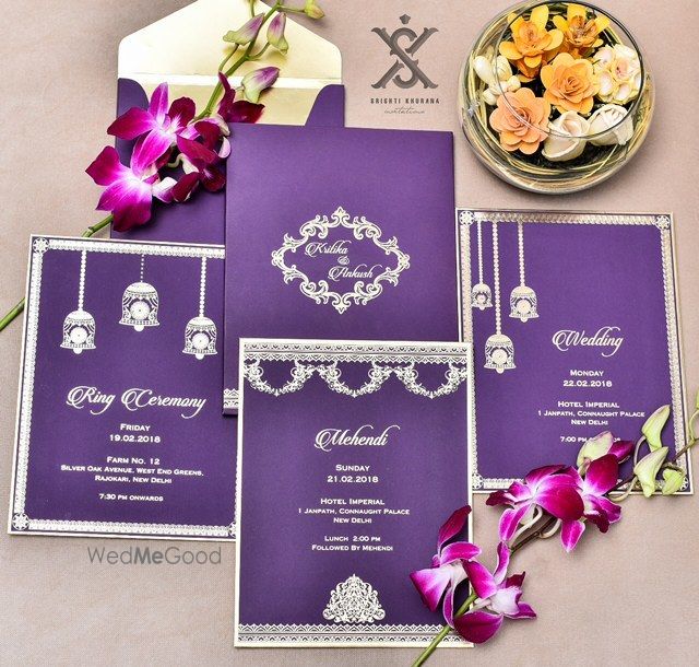 Photo From Purple Paisley - By Srishti Khurana Invitations