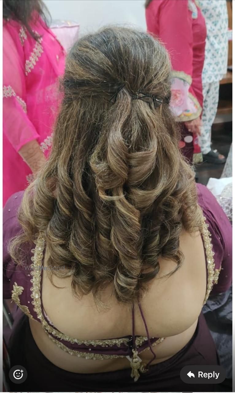 Photo From Bridal Hairstyle - By NM Makeovers Nagpur