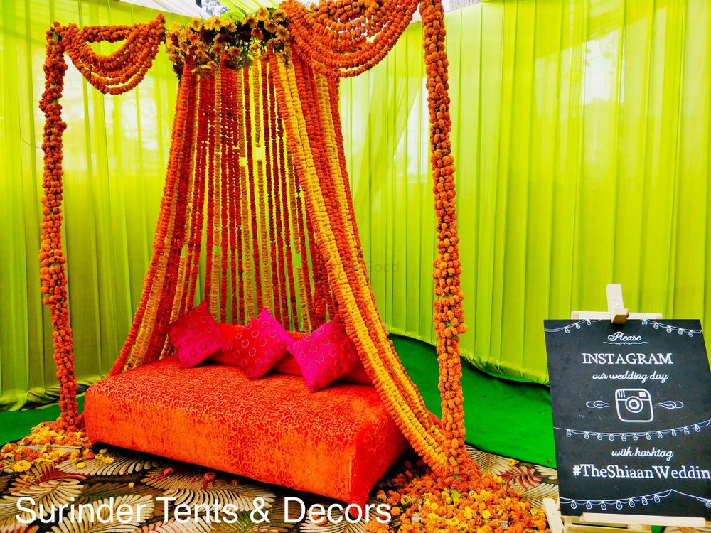 Photo From Bollywood Singer Shipra Goyal Mehndi Event - By Surinder Tents & Decors