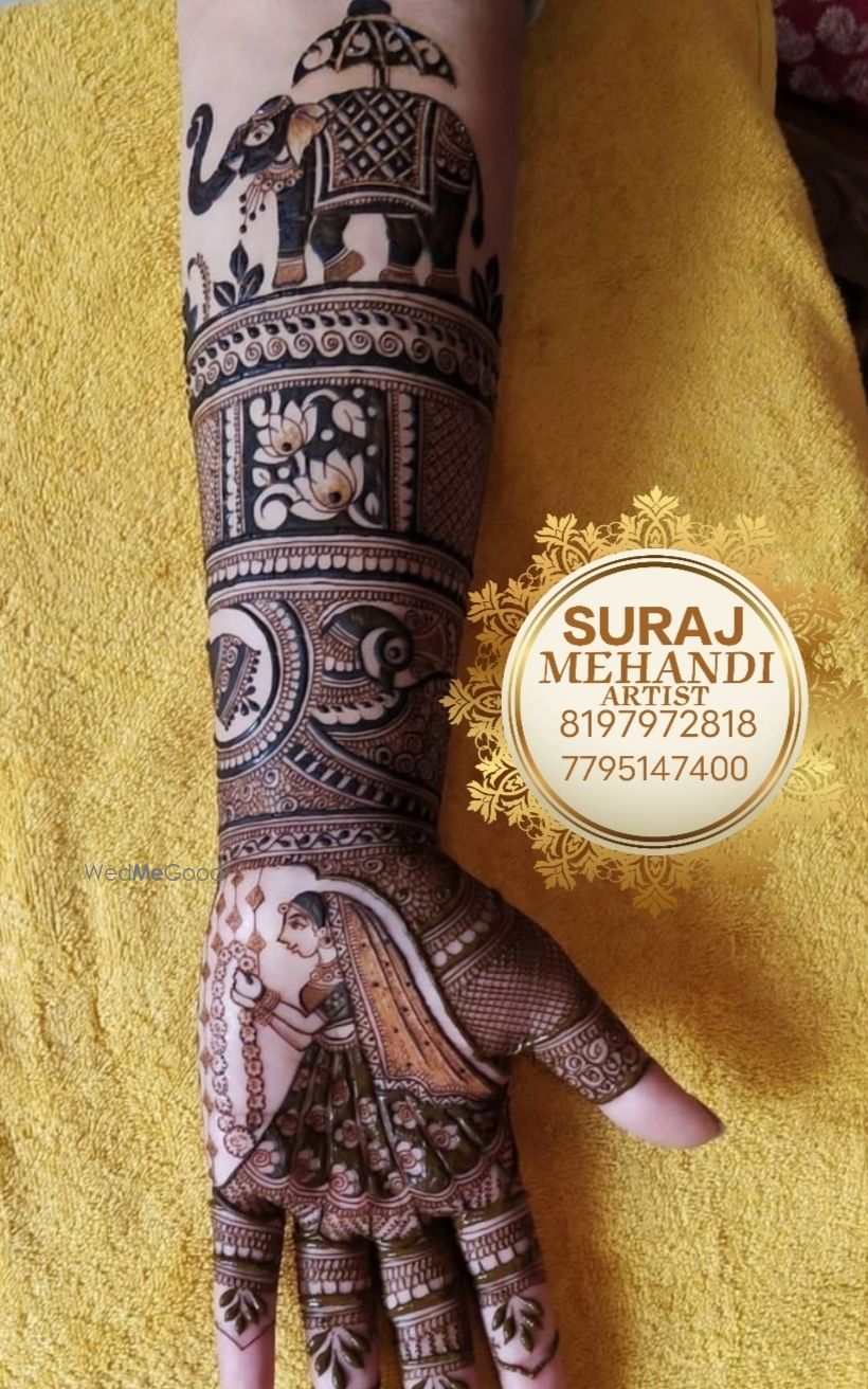 Photo From bridal special mehndi design - By Suraj Mehandi Artist