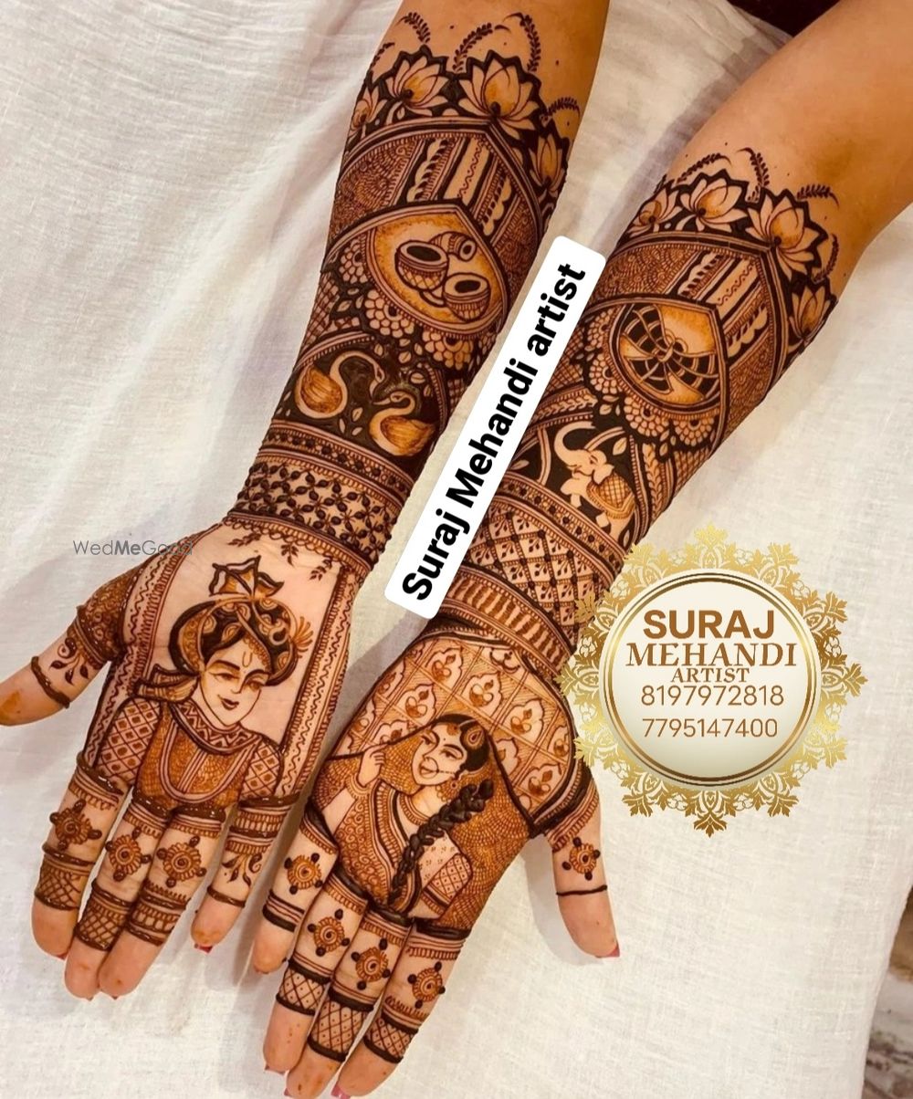 Photo From bridal special mehndi design - By Suraj Mehandi Artist