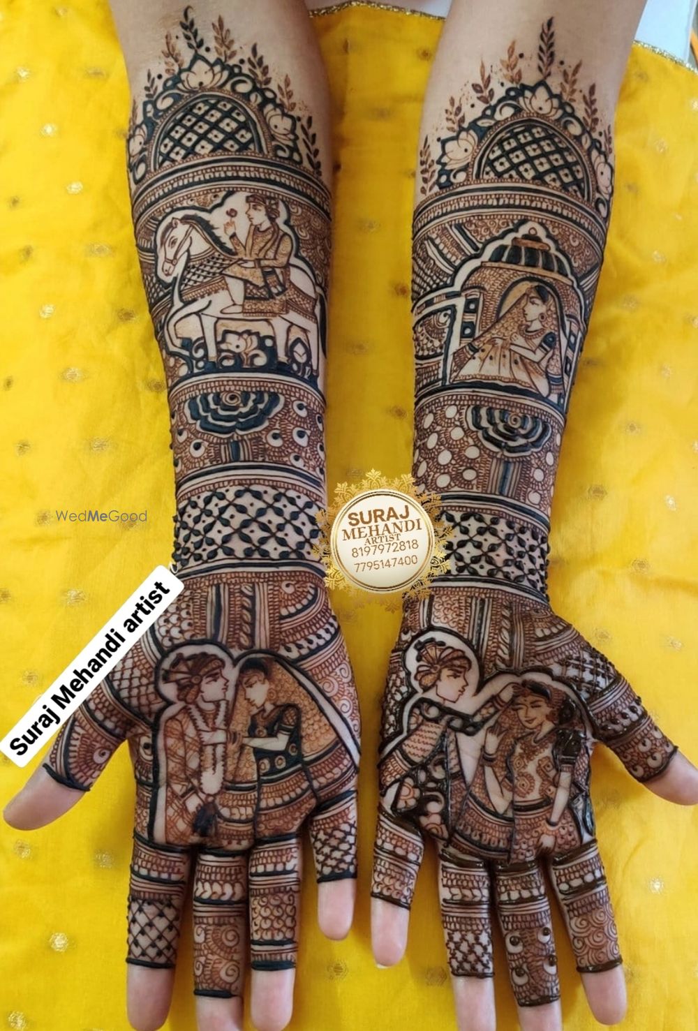 Photo From bridal special mehndi design - By Suraj Mehandi Artist
