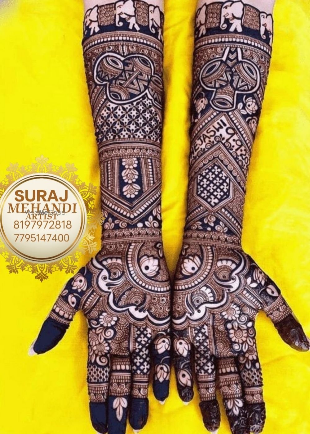 Photo From bridal special mehndi design - By Suraj Mehandi Artist