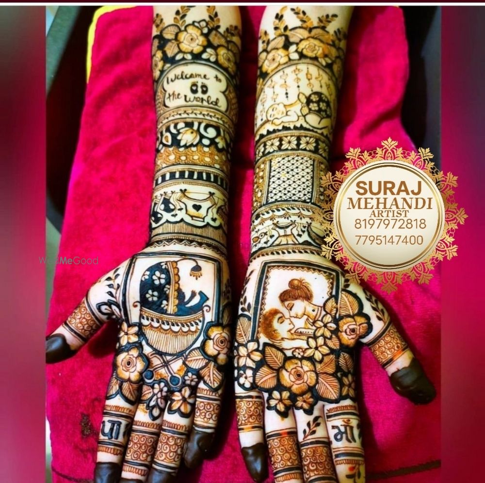 Photo From bridal special mehndi design - By Suraj Mehandi Artist