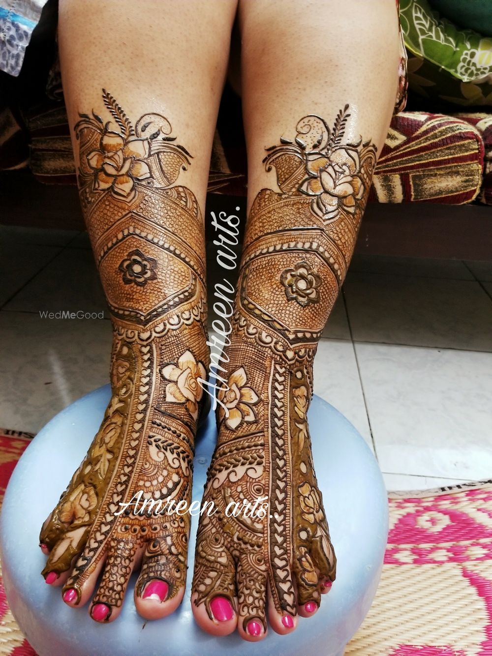 Photo From Stylish Bridal Design - By Amreen Mehendi Art