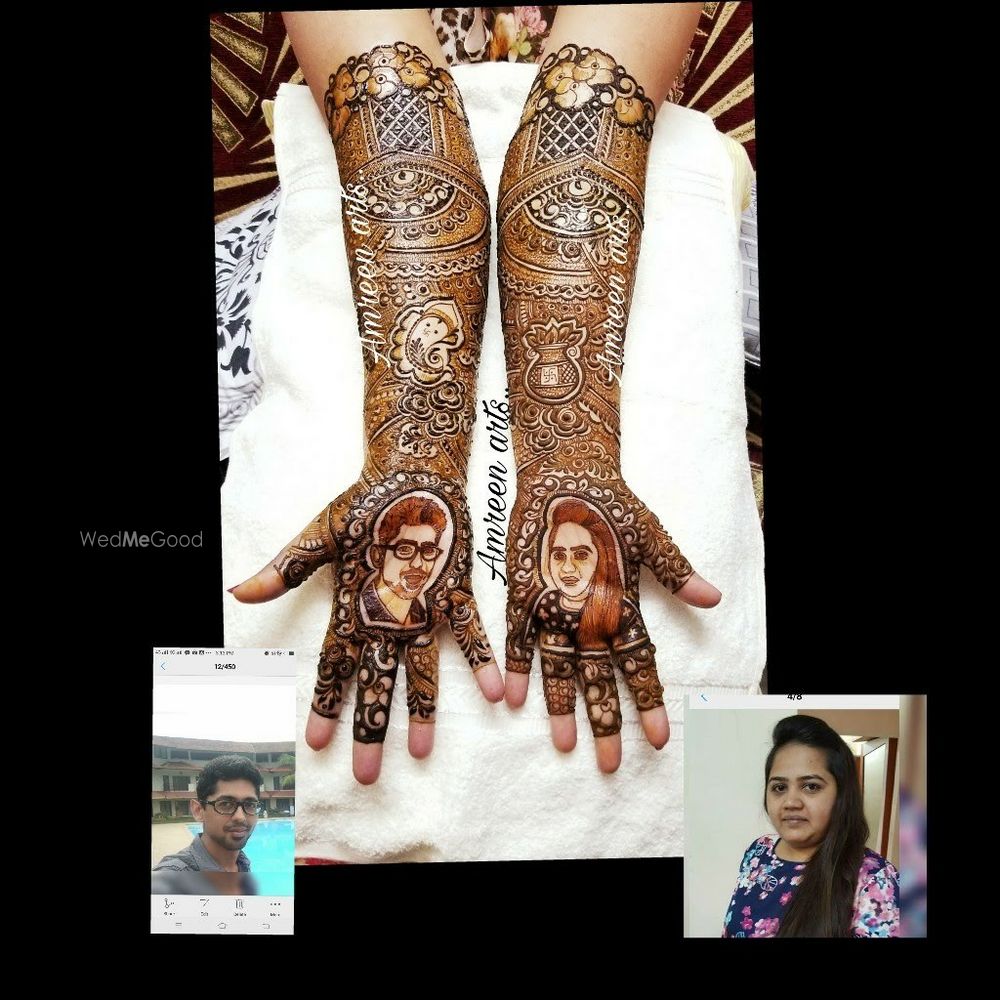 Photo From Stylish Bridal Design - By Amreen Mehendi Art